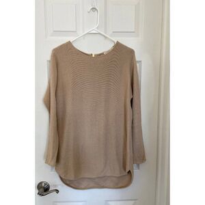 Michael Kors long tan sweater